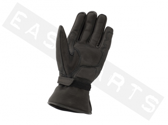 Gants hiver VESPA 3/4 cuir noir